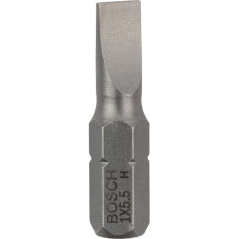 Embout de tournevis Extra-dur S 1,0 x 5,5, 25 mm, pack de 25 (1/5)
