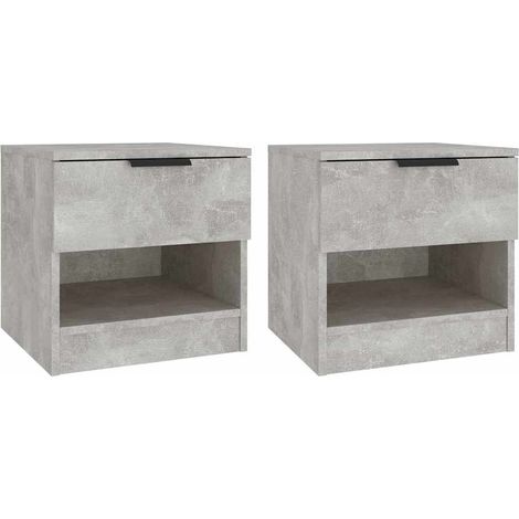 Maison Exclusive - Mesitas de noche 2 uds. 40 x 39 x 40cm Madera (1/5)