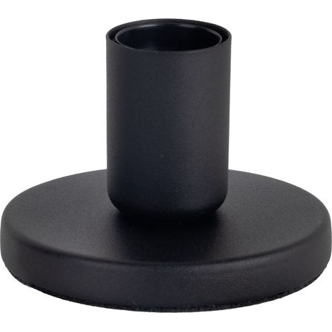 Lampada Scrivania Minimal - Nordico Pozello Acciaio Nero 1 Luce E27 Ip20 (1/2)