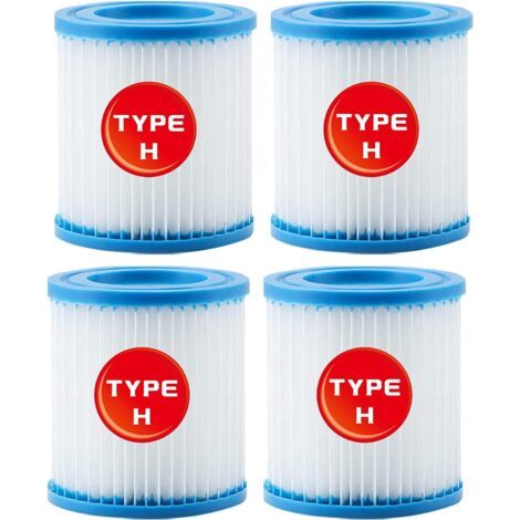 for Intex Piscine Cartouche de Filtre Type H 29007 pour Filtre Pompes 28601, 28602 (4 PCS) (1/5)