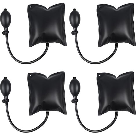4 Pièces Air Wedge Pump Coussin de Montage, Pump Wedge Air Coussiné, Cale Gonflable, Positionnement Rapide des Portes Fenêtres, pour Installation de Portes et Fenêtres, Réparation de Voitures (1/5)