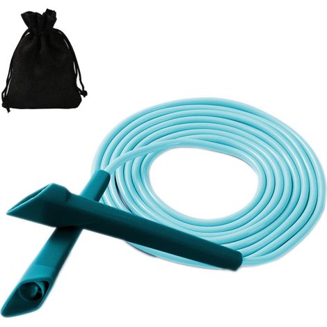 Corde à Sauter Réglable - Câble Antienchevêtrement - Poignées Allongées pour Entraînement Cardio et Endurance - 1 Pièce (1/5)