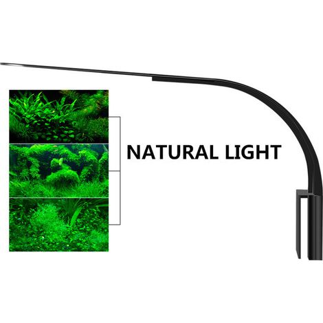 Lampe LED Aquarium Ultra-Mince 10W pour Aquarium 30-60cm avec Clip et 24 LED 5730 Haute Luminescence (1/5)
