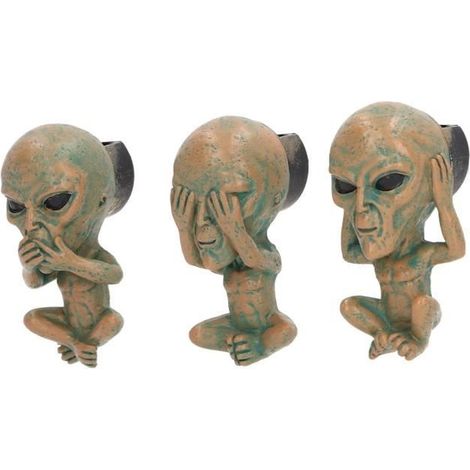 Désodorisants de voiture - QIILU - Clips extraterrestres - 3 pièces - Amovibles - Résine (1/4)