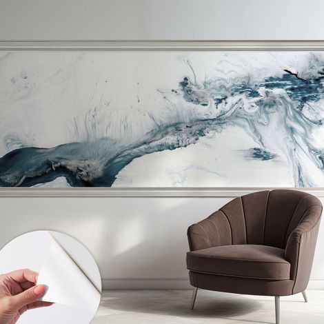 Carta da parati adesiva - fotomurale - facile da applicare - per la soggiorno - camera da letto - Eleganza astratta 250x104 cm (1/5)