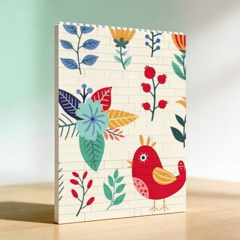 Cadre photo DIY pour la Saint-Valentin en briques, cadeau d’anniversaire (1/5)
