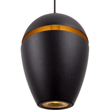 Suspension LED 8W noir/or Cometshine P0471 Maxlight