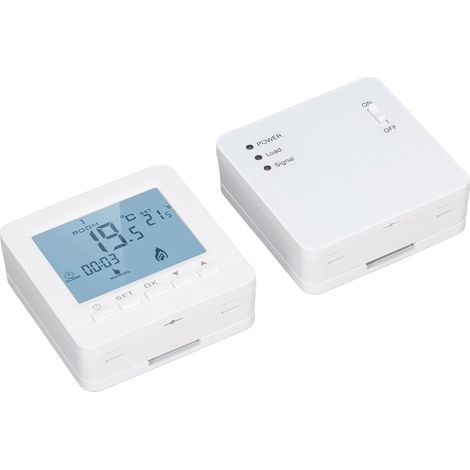 1 Thermostat Programmable Sans Fil RF, Contrôle Chauffage Électrique 230V, Pour Maison Appartement (1/5)