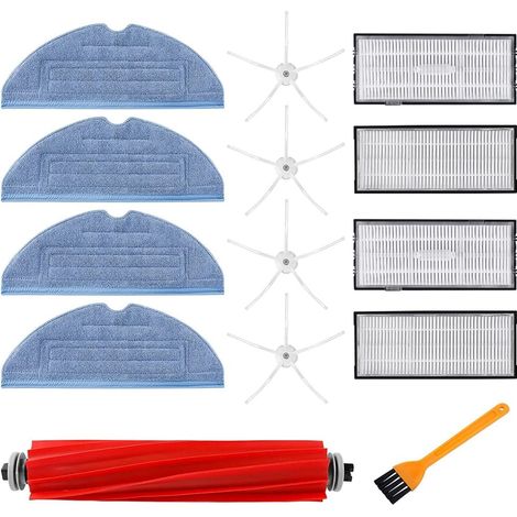Lingettes KEEPOW 8 pour robot laveur de sols Roborock S7 / S7+ / S7 MaxV / S7 MaxV Plus / S7 MaxV Ultra, accessoires pour la série Roborock S7, pièces de rechange lavables (1/5)