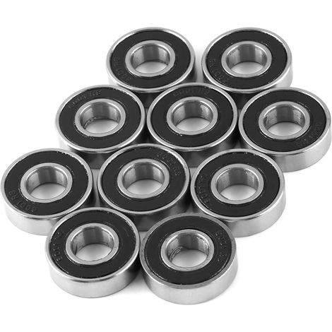 10 Roulements à Billes 6001-2RS Étanches en Caoutchouc 12x28x8mm Lot de 10 Usage Multiple Durable (1/5)