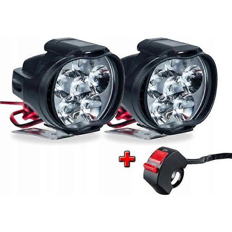 Phare halogène 12x LED pour moto (1/5)