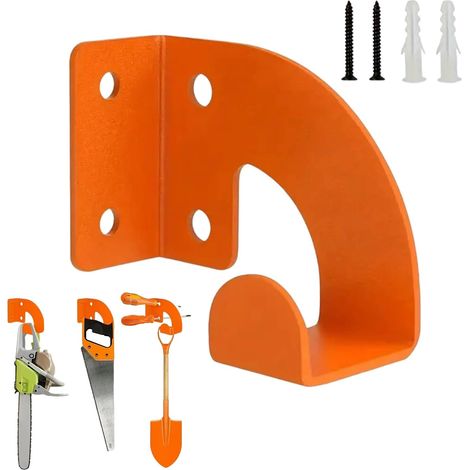 Support/rangement pour tronçonneuse en acier inoxydable (1/5)