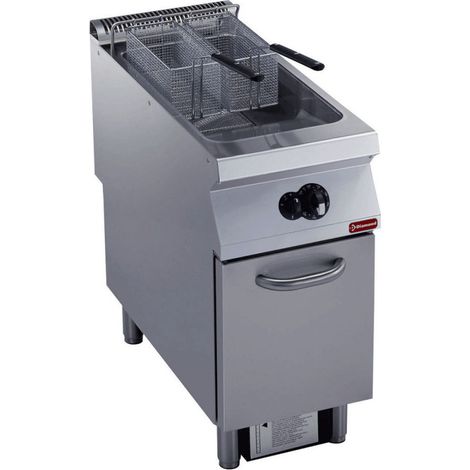 Friteuse gaz 1 cuve -y- 23 litres - sur meuble - Diamond (1/2)