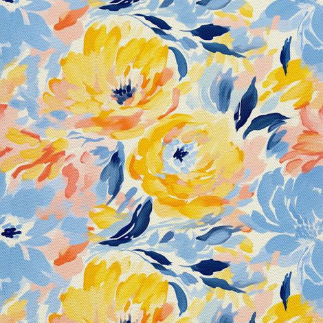 Tela decorativa para exteriores Oxford - Flores - DX2470 (1/5)