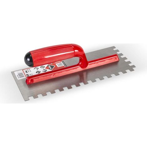 Rubi – Peigne en acier spécial 28 cm – Lame résistante à l'usure – Denture 10 x 10 mm pour application adhésifs – 25906