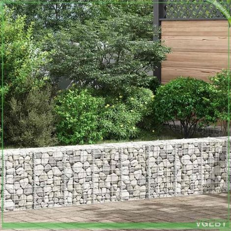 Lits surélevés en gabion - FAFEICY - 151248 - 3 pcs 30×30×50 cm - Fer argenté - Fil 3,5 mm (1/5)