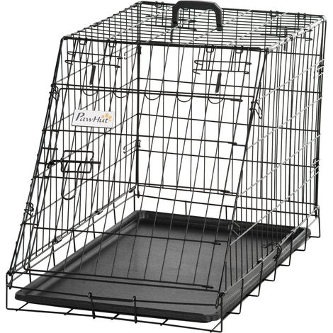 Folding Pet Travel Carrier with Removable Tray, Dimensions: 77 x 47 x 55 cm (1/5)