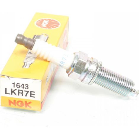 Bougie d'allumage NGK pour moto LKR7E / 1643 Neuf (1/2)
