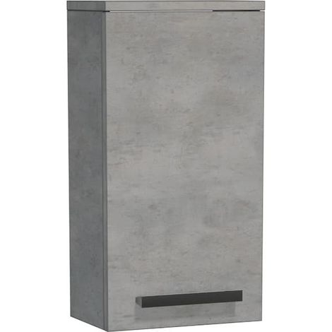 Naturel Mobile bagno basso naturale Cube Way 32,5x63x20 cm in cemento (CUBE2H32BE)