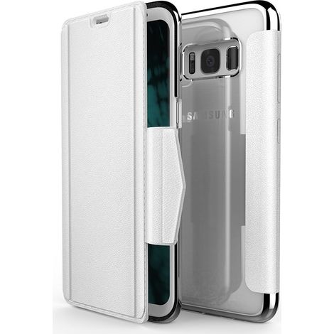 X-Doria Engage Folio - Samsung Galaxy S8+ Hülle mit Kartenfächern (Weiß) (1/4)