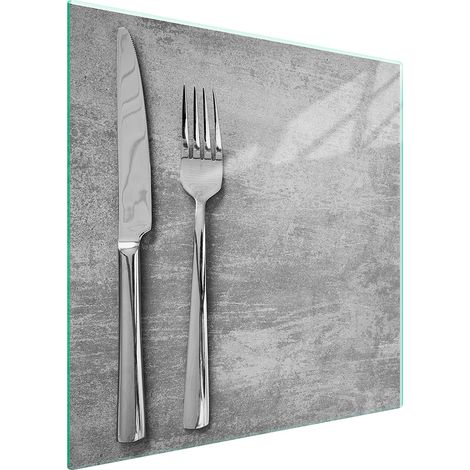 GLASSCHUTZPLATTE FÜR HERD 50x52 BESTECK