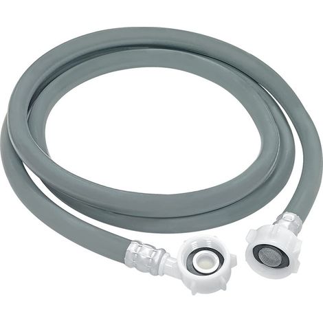 Tuyau d'arrivée d'eau,tuyau machine à laver,flexible lave linge,Rallonge de tuyau d'alimentation,Tuyau Universel pour Entrée d'eau,Tuyau Machine à Laver et Lave-Vaisselle (2m) (1/5)