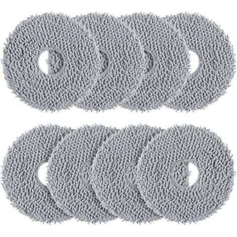 qrevo 8er-Pack Reinigungstücher, kompatibel mit Roborock Saros 10R / Qrevo / Qrevo Master / Qrevo Slim / Qrevo MaxV / Qrevo Curve / Qrevo Pro / Qrevo S Saugroboter - waschbar und (1/5)