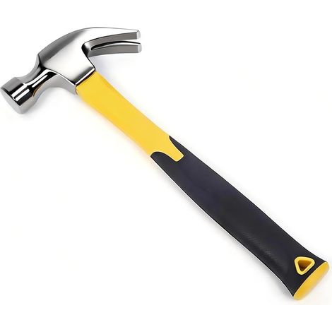 Marteau Charpentier 250gr,Anti-Vibration,Anti-Rouille,Manche en Plastique Anti-Choc. (1/5)