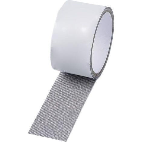 Ruban Grille 5cm x 200m Gris Ruban Grille 5cm x 200m Gris Ruban(Gray) Fibre de verre pour robuste, protection UV, flexible, ne se déchire pas, longue durée (1/5)