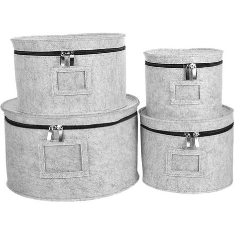 1 juego de bolsas acolchadas para guardar platos，organizador de vajilla，kit de embalaje portátil para acampar，cajas de mudanza para vajilla (1/2)