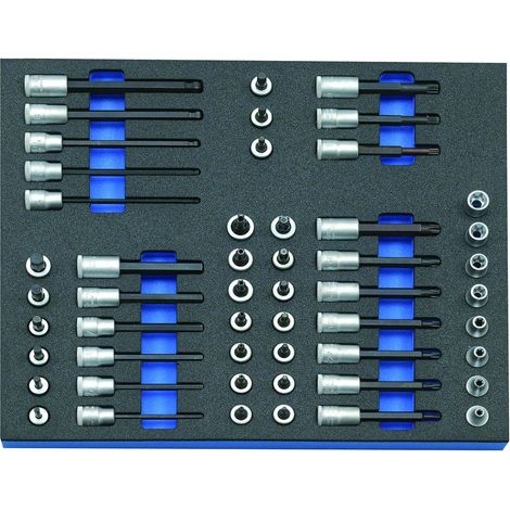 GEDORE 2005 CT2-TX 30 Steckschlüssel-Satz 3/8" in Check-Tool-Modul, 52-teilig (1/4)