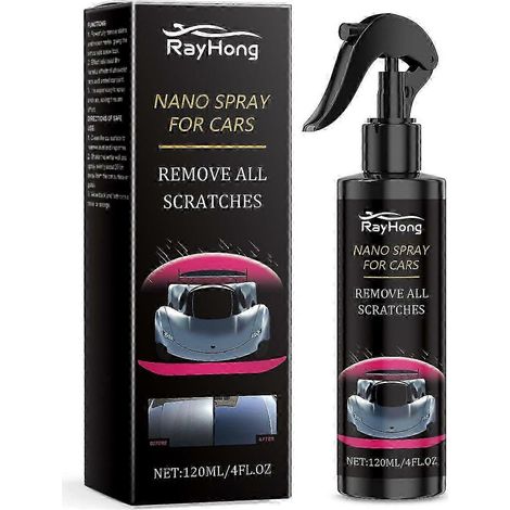 Spray de revêtement nano pour voiture 120 ml - Réparation des rayures, hydrofuge et restauration de la brillance (1/4)