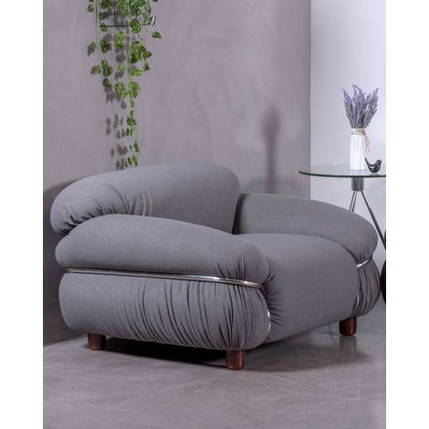 Nest Dream - Einsitzer-Sofa - Olympia - Grau