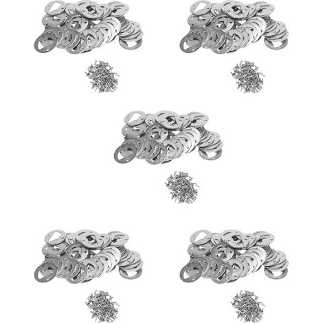 250-teiliges Flaschenöffner-Einsatzset, Edelstahl-Rundflaschenöffner-Hardware-Kit, Hardware-Teile-Lieferumfang mit Schrauben (1/4)