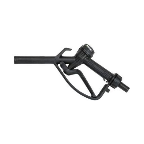 Pistolet gasoil plastique raccord cannelé 1 pouce x 20 mm (1/5)