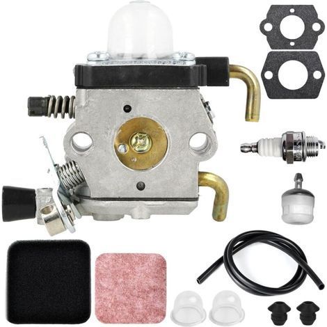 Carburateur Carb pour STIHL HS75, HS80, HS85, pour ZAMA C1Q-S42C C1QS42C Taille-haie Débroussailleuse Moteurs Carb remplace 42261200604, avec Filtre à air, Filtre à Carburant (1/4)
