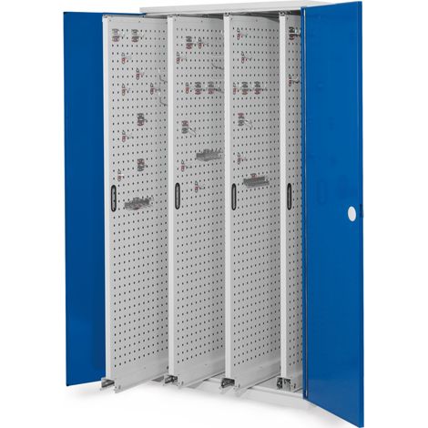 Kappes ®RasterPlan Vertikalschränke 1950x1000x600mm Modell 83 Doppelwandtüren enzianblau