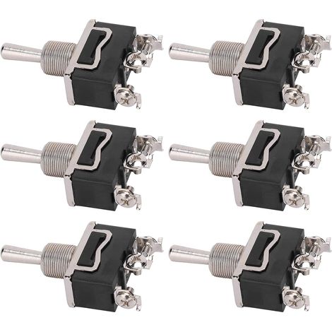 20 Pieces Mini 3-Level Rocker Switch, 15A 250VAC 3 (1/5)