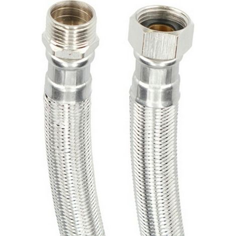 Tubo flessibile Fontastock Acciaio inossidabile AISI 304 EPDM Maschio 1/2" - Femmina 1/2" 25 cm