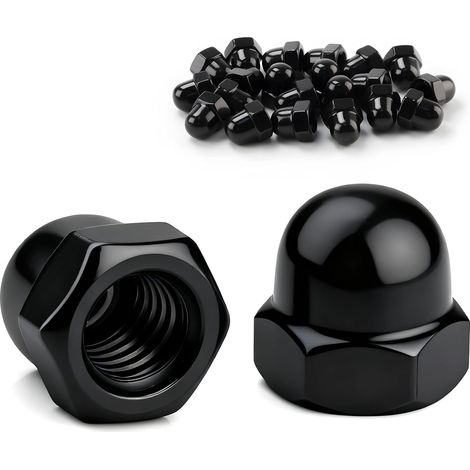 Lot de 30 écrous à chapeau M8 hexagonaux (1/5)