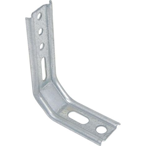 Torbel Angolare nervato in acciaio zincato 70x115mm