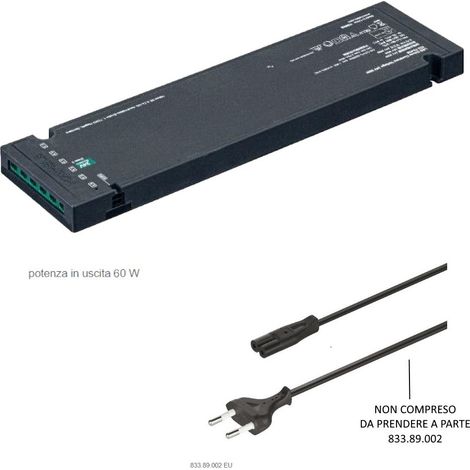 DRIVER PER LED 24Volt 60Watt HAFELE LOOX5 CON INGRESSO PER INTERRUTTORE/SENSORE 833.75.938