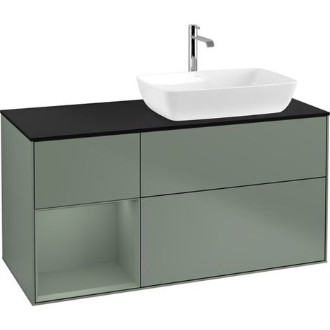 Villeroy & Boch F802GMGM Meuble sous-lavabo Finion F80 (1/2)