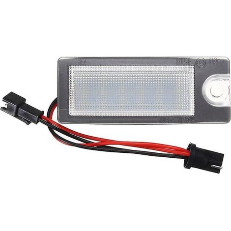 Ecleanfy - Lot de 2 ampoules LED 18 pouces pour éclairage de plaque d'immatriculation de voiture Volvo S80 1999-2006 V70 XC70 S60 XC90 (1/5)