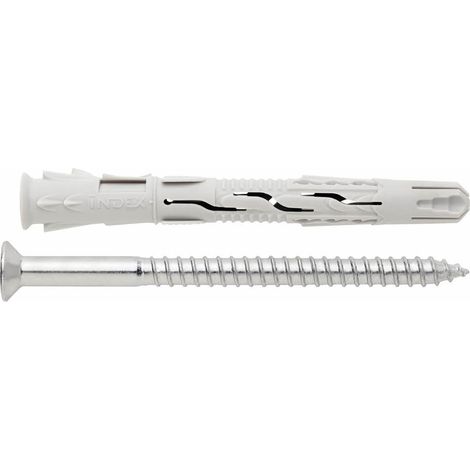 Taco Clavable Tornillo Cabeza Avellanada 10X140Mm Nylon T-Nux Index 50 Pz