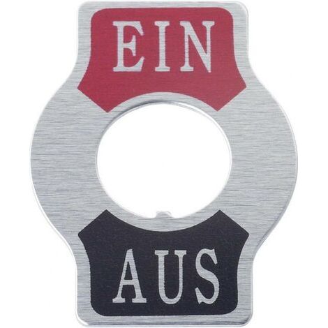 TRU COMPONENTS 1587663 TC-Indicator Plate ON/OFF Plaque signalétique Motif d'impression EIN/AUS 1 pc (1/4)