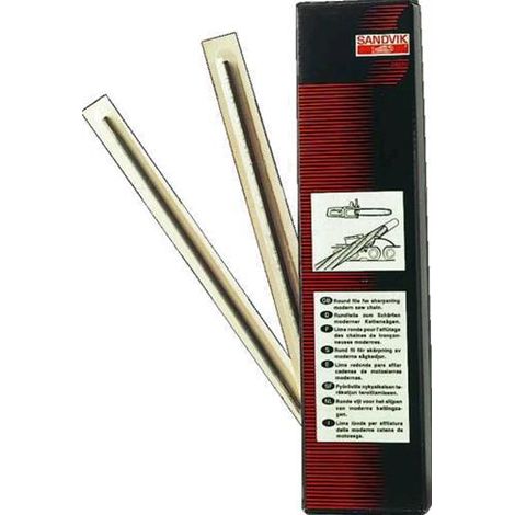 Lime Per Motoseghe Oberg 168 Lunghe 8" Dia. 1/4" Mm. 6,3 Cf.36Pz