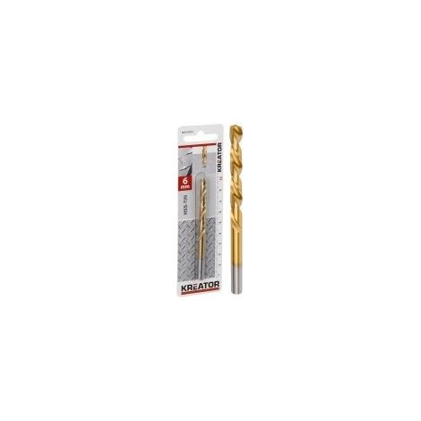 Foret in metallo di titanio HSS ø 5x86mm - Kreator