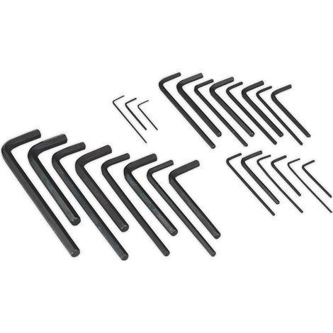 Sealey Siegen Hex Key Set 25pc S0465