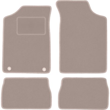 Tappetini auto in velluto per: Peugeot 106 hatchback (1991-2003) beige (1/5)